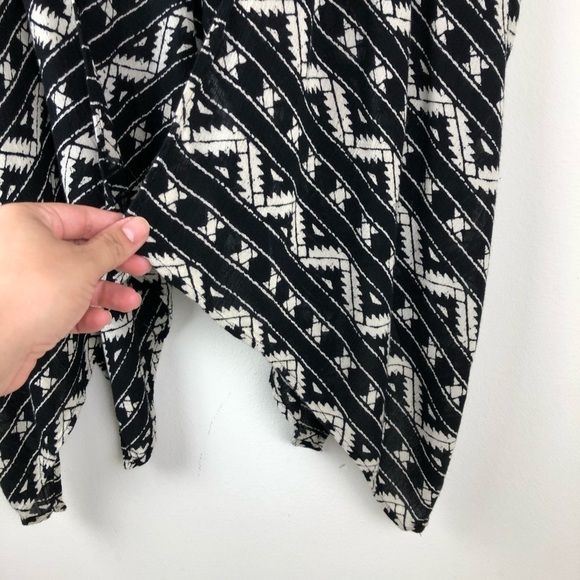 Ecoté- Aztec open front cardigan kimono size: XS - Picture 4 of 10